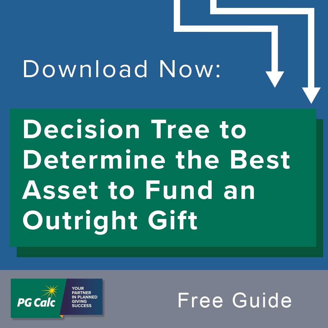 Download Now: Decision tree to determine the best asset to fund an outright gift