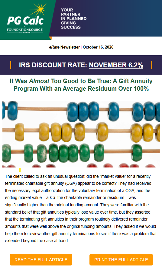 PG Calc eRate newsletter Nov2026